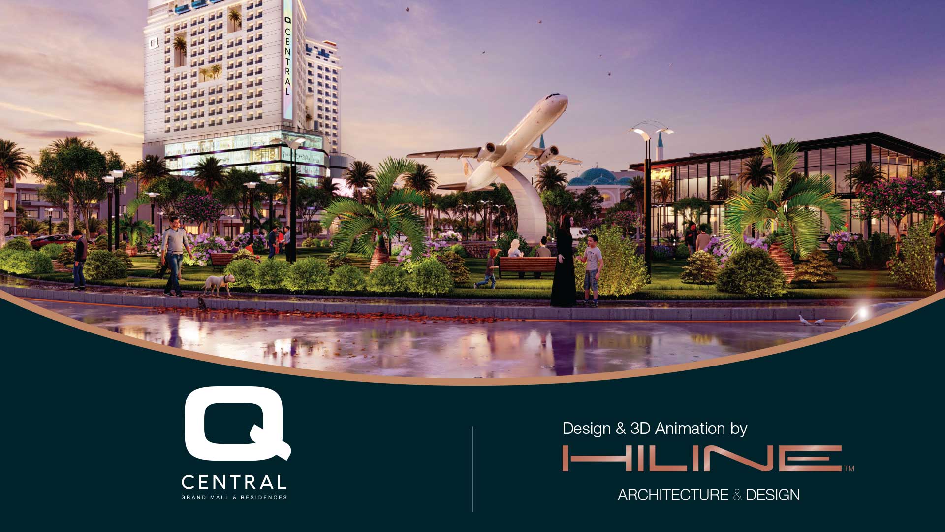 Q-Central-Grand-Mall-&-Residences-Videos-3D-Rendering-and-Visualization-by-Hiline-Architectural-and-interior-design-lahore-Thumb-img